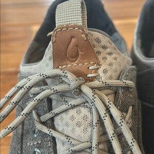 Gray and Tan OluKai Sneakers